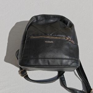 Gussaci Black Backpack Purse